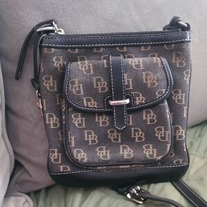 Dooney & Bourke Black Monogram Crossbody Bag